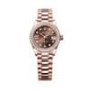 Rolex Lady-Datejust 279135rbr-0001 Chocolate Dial President Bracelet
