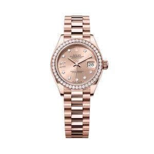 Rolex Lady-Datejust 279135rbr-0029 Rose Dial President Bracelet