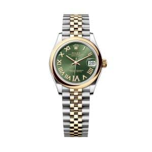 Rolex Datejust 31 278243-0016 Olive Green Dial Jubilee Bracelet