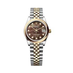 Rolex Datejust 31 278243-0024 Black Mother of Pearl Dial Jubilee Bracelet