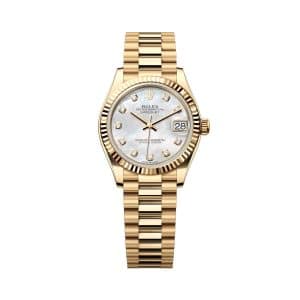 Rolex Datejust 31 278278-0010 Mother of Pearl Dial President Bracelet