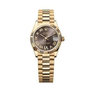 Rolex Datejust 31 278278-0032 Dark Grey Dial President Bracelet