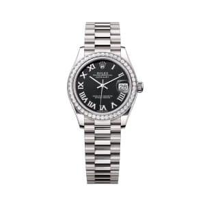 Rolex Datejust 31 278289rbr-0011 Black Dial President Bracelet