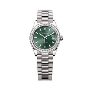 Rolex Datejust 31 278289rbr-0015 Mint Green Dial President Bracelet