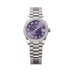 Rolex Datejust 31 278289rbr-0019 Aubergine Dial President Bracelet