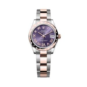 Rolex Datejust 31 278341rbr-0019 Aubergine Dial Oyster Bracelet