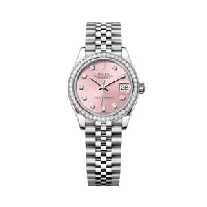 Rolex Datejust 31 278384rbr-0036 Pink Dial Jubilee Bracelet