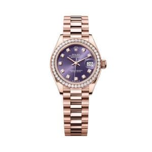 Rolex Lady-Datejust 279135rbr-0020 Aubergine Dial President