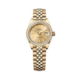 Rolex Lady-Datejust 279138rbr-0013 Champagne Dial Jubilee Bracelet