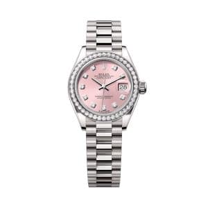 Rolex Lady-Datejust 279139rbr-0005 Pink Dial President Bracelet