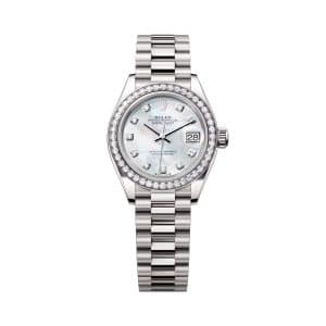 Rolex Lady-Datejust 279139rbr-0008 Mother of Pearl Dial President Bracelet