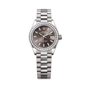 Rolex Lady-Datejust 279139rbr-0009 Grey Dial President Bracelet