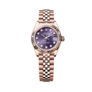 Rolex Lady-Datejust 279175-0020 Aubergine Dial Jubilee Bracelet