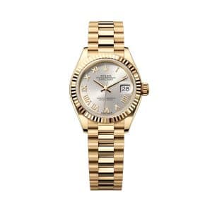 Rolex Lady-Datejust 279178-0020 Silver Dial President Bracelet