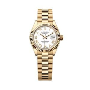 Rolex Lady-Datejust 279178-0029 White Dial President Bracelet