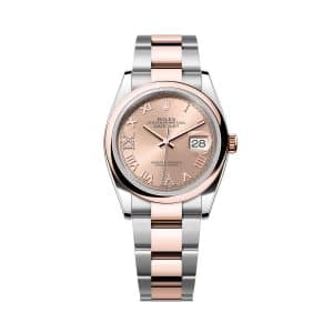 Rolex Datejust 36 126201-0028 Rose Dial Oyster Bracelet