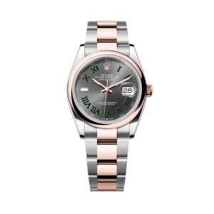 Rolex Datejust 36 126201-0030 Slate Dial Oyster Bracelet