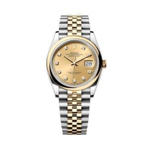 Rolex Datejust 36 126203-0017 Champagne Dial Jubilee Bracelet