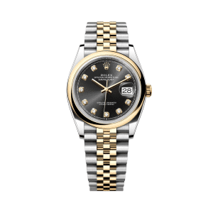 Rolex Datejust 36 126203-0021 Black Dial Jubilee Bracelet