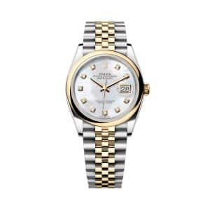 Rolex Datejust 36 126203-0023 Mother of Pearl Dial Jubilee Bracelet