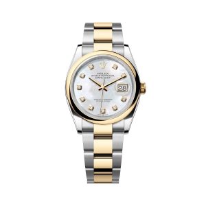 Rolex Datejust 36 126203-0024 Mother of Pearl Dial Oyster Bracelet