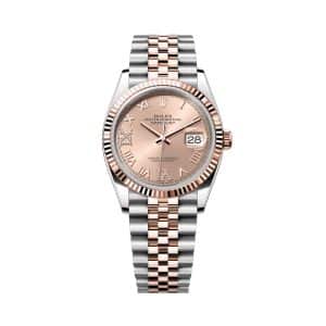 Rolex Datejust 36 126231-0027 Rose Dial Jubilee Bracelet