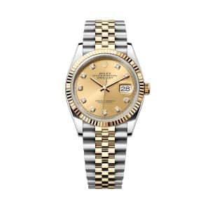 Rolex Datejust 36 126233-0017 Champagne Dial Jubilee Bracelet