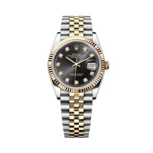 Rolex Datejust 36 126233-0021 Black Dial Jubilee Bracelet