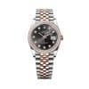 Rolex Datejust 36 126281rbr-0007 Black Dial Jubilee Bracelet