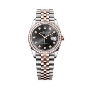 Rolex Datejust 36 126281rbr-0007 Black Dial Jubilee Bracelet