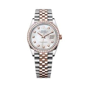 Rolex Datejust 36 126281rbr-0009 Mother of Pearl Dial Jubilee Bracelet
