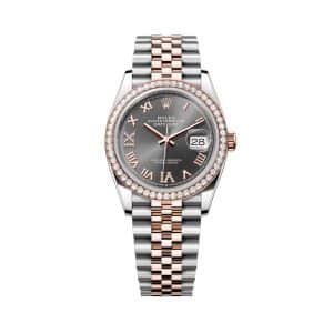 Rolex Datejust 36 126281rbr-0011 Slate Dial Jubilee Bracelet