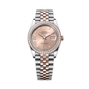 Rolex Datejust 36 126281rbr-0015 Rose Dial Jubilee Bracelet
