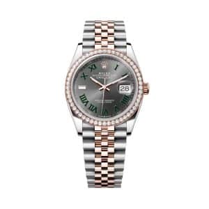 Rolex Datejust 36 126281rbr-0017 Slate Dial Jubilee Bracelet