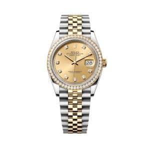 Rolex Datejust 36 126283rbr-0003 Champagne Dial Jubilee Bracelet