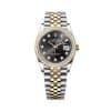Rolex Datejust 36 126283rbr-0007 Black Dial Jubilee Bracelet
