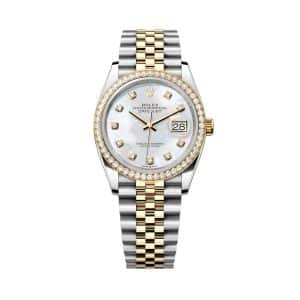 Rolex Datejust 36 126283rbr-0009 Mother of Pearl Dial Jubilee Bracelet