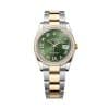 Rolex Datejust 36 126283rbr-0012 Olive Green Dial Oyster Bracelet