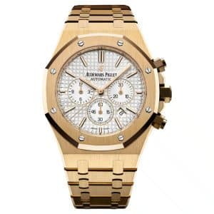 Audemars Piguet Royal Oak 26320BA.OO.1220BA.01 41mm White Chronograph Dial