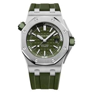 Audemars Piguet Royal Oak 15710ST.OO.A052CA.01 42mm Khaki Dial Watch