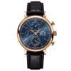 IWC Portofino Chronograph IW391035 42mm Blue Dial Rose Gold Watch