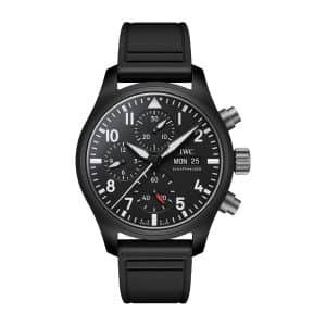 IWC Pilot's Chronograph IW389401 41mm Black Dial Top Gun Watch