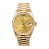 Rolex Day-Date 18038 36mm Champagne Diamond Dial 18K Yellow Gold Watch