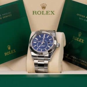 Rolex Blue Dial Watch