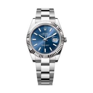 Rolex Datejust 126334-0001 41mm Blue Index Oyster Bracelet Watch