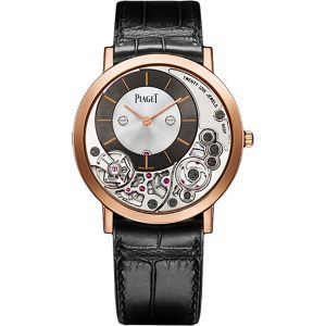 Piaget Altiplano 38mm Rose Gold G0A39110 SKELETON BLACK CROCODILE