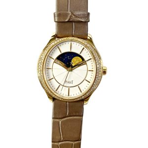 Piaget Limelight Stella 36mm Rose Gold G0A40123 WHITE BROWN CROCODILE