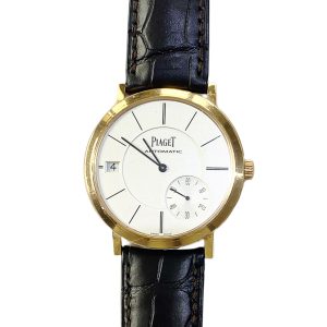 Piaget Altiplano Rose Gold G0A38131 SILVER BROWN CROCODILE