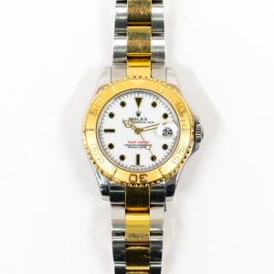Rolex Yacht-Master 35mm Steel and Yellow Gold 168623 WHITE OYSTER