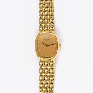 Patek Philippe Golden Ellipse 20mm x 24mm Yellow Gold 4764/011 CHAMPAGNE DIAMOND YELLOW GOLD